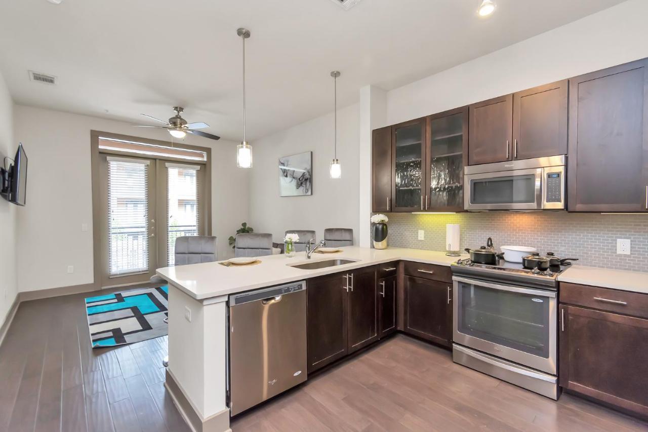 U1 Penthouse Downtown Houston Rental Car Available Apt 1Br 1Bth Gym Sleep Good Buitenkant foto