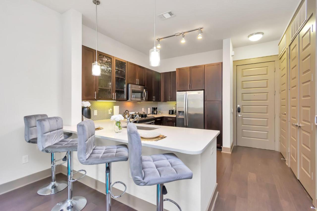 U1 Penthouse Downtown Houston Rental Car Available Apt 1Br 1Bth Gym Sleep Good Buitenkant foto