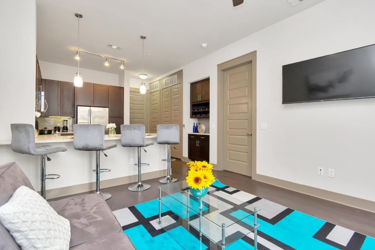 U1 Penthouse Downtown Houston Rental Car Available Apt 1Br 1Bth Gym Sleep Good Buitenkant foto