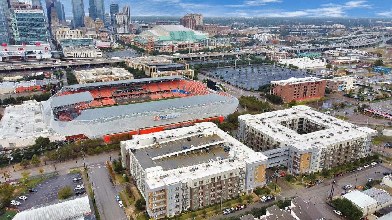 U1 Penthouse Downtown Houston Rental Car Available Apt 1Br 1Bth Gym Sleep Good Buitenkant foto
